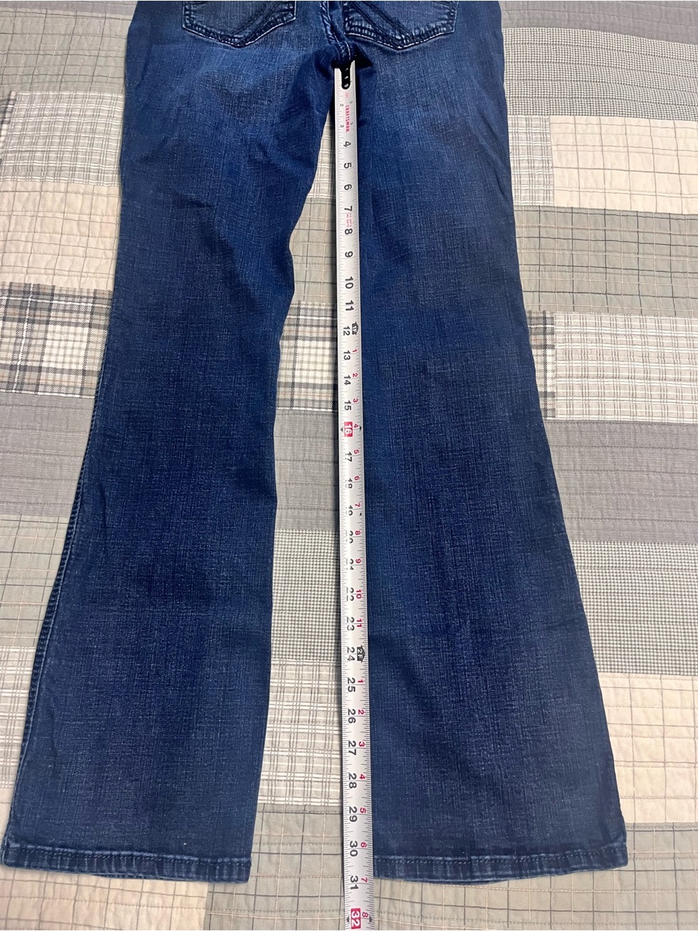 2 Pair Shyanne Women’s Bootcut Jeans 28x34 Reg Dark Wash Stretch Western Denim - Picture 16 of 16